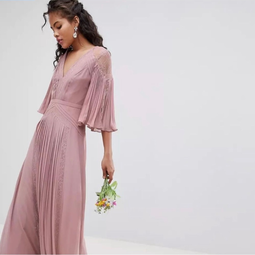 ASOS Dusty Rose Bridesmaid Dress